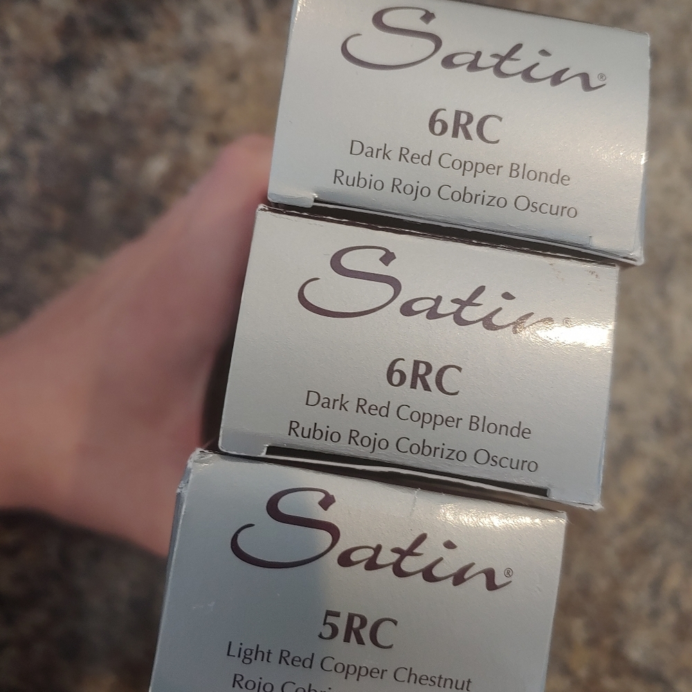 Satin professional hair color